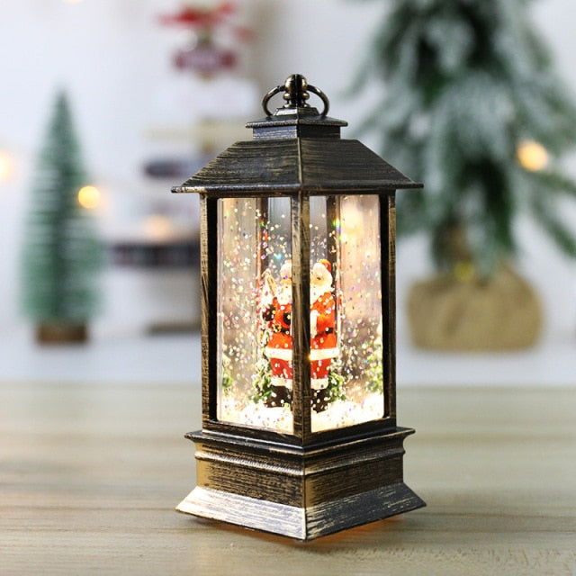 Christmas Lantern With Flicker LED