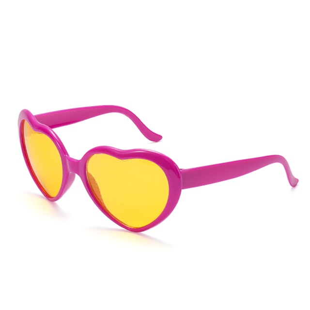 Love Heart Shaped Diffraction Glasses
