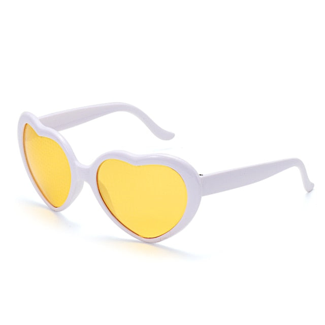 Love Heart Shaped Diffraction Glasses