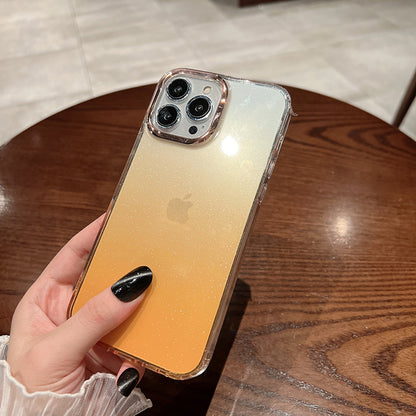 Starry Gradient Glitter iPhone Case